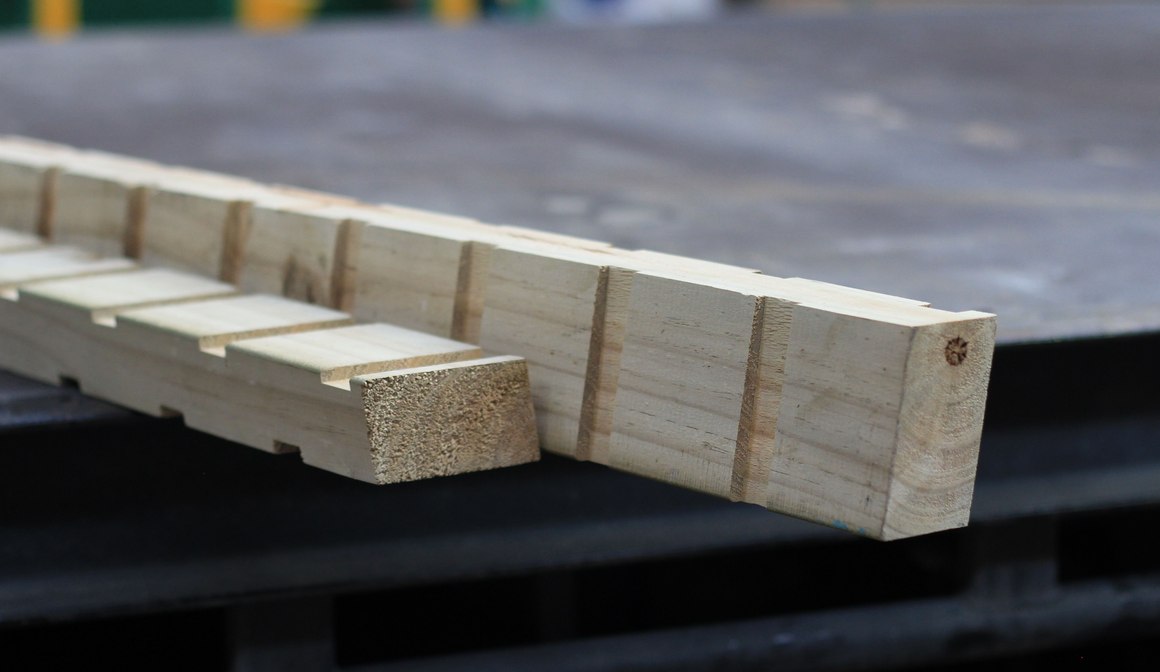 EB10 Castellated Timber Cavity Batten ArchiPro NZ