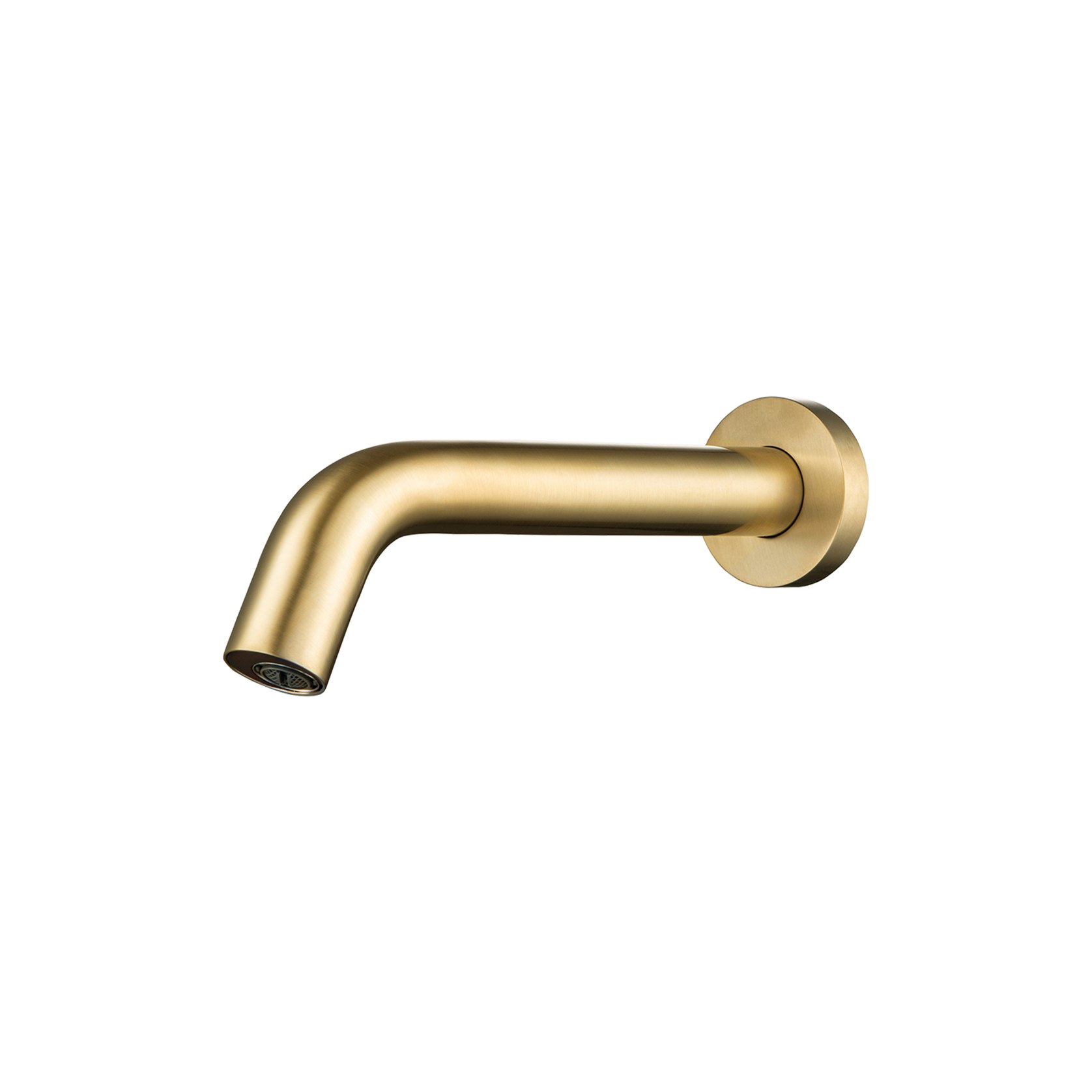 Luxe Wall Mounted Automatic Sensor Tap Brushed Gold | ArchiPro NZ