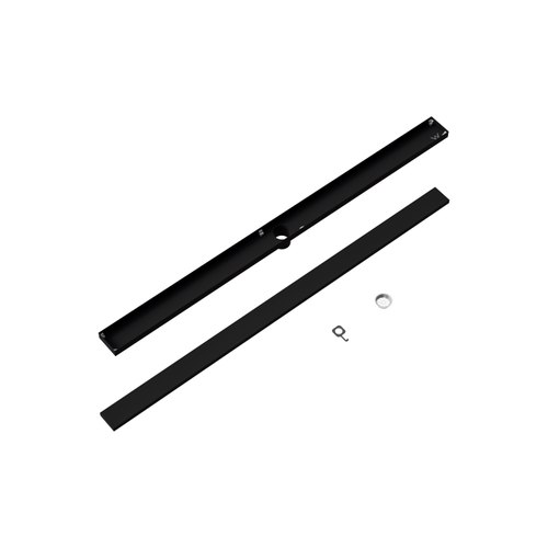 Matte Black Code Versa 1200 Tiled Shower Channel Waste Range