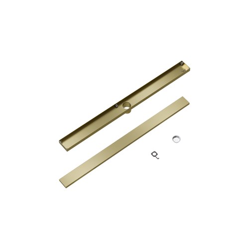 Brushed Brass Code Versa 900 Tiled Shower Channel Waste Range