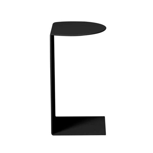Black Aruba Flip Side Table