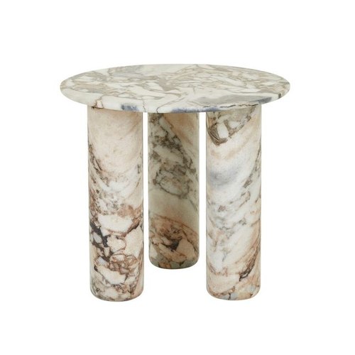Ocean Marble Atlas Orbit Side Table