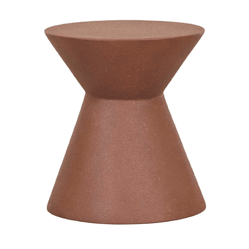 Brique Granada Hourglass Side Table