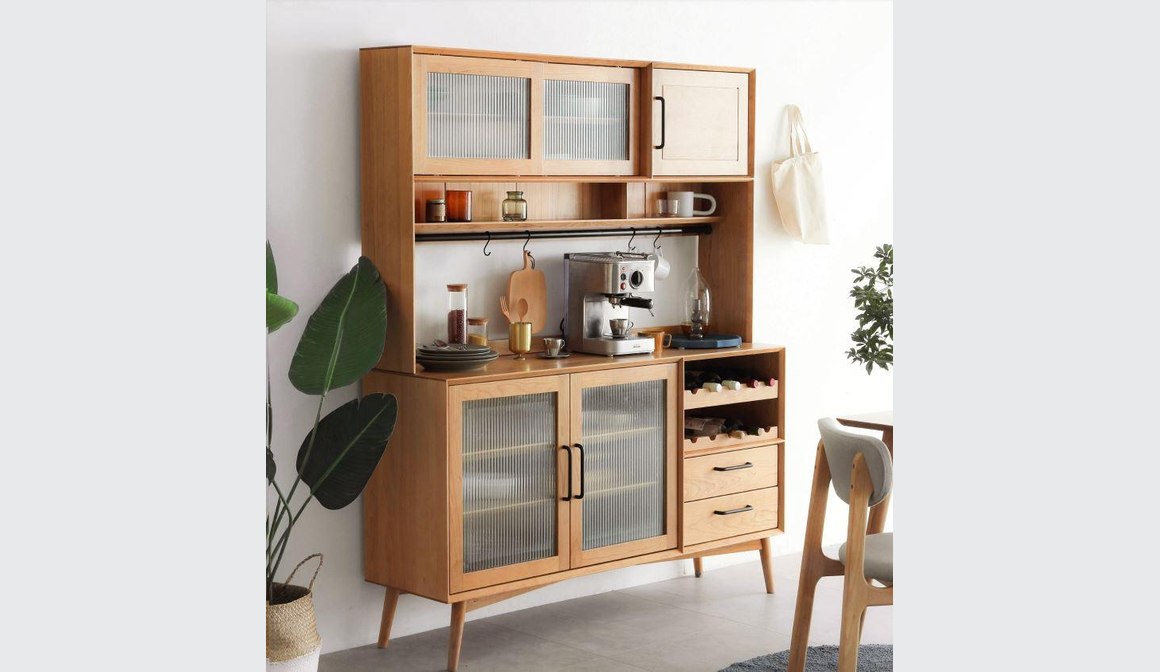 Prunus Buffet Hutch Dresser Oak Furniture Store & Sofas ArchiPro NZ