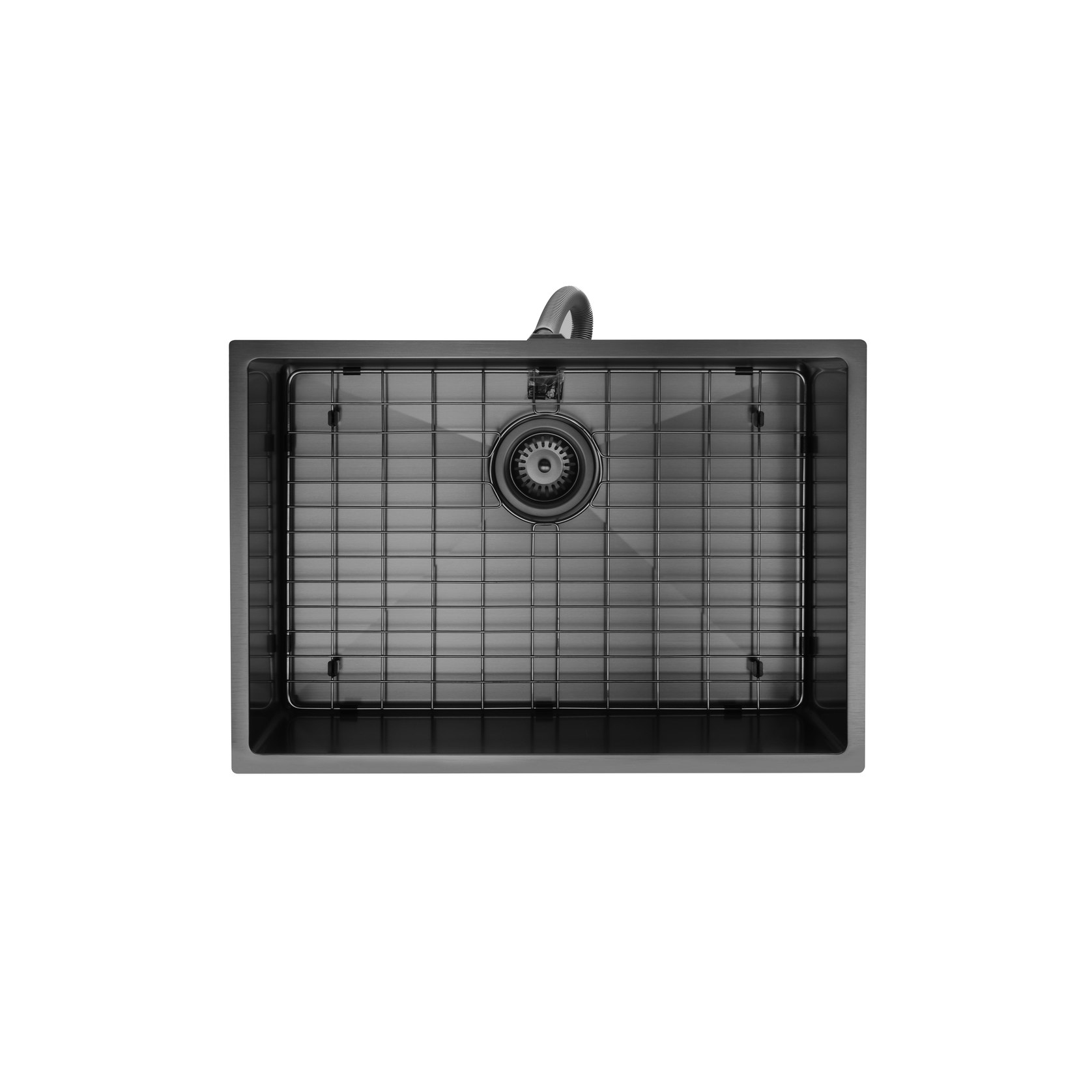 Aspen PVD 600mm Single Kitchen Sink Matte Black ArchiPro NZ