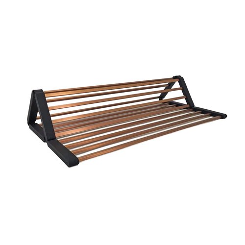 Brushed Copper Code Aspen Fold Mat Dish Drying Rack
