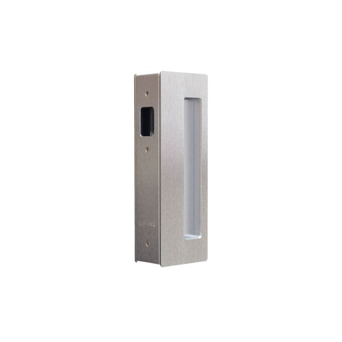 Satin Chrome CaviLock CL400® Magnetic Cavity Slider Door Handle