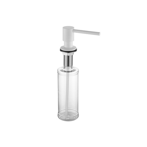 Matte White Code Aspen Soap Dispenser
