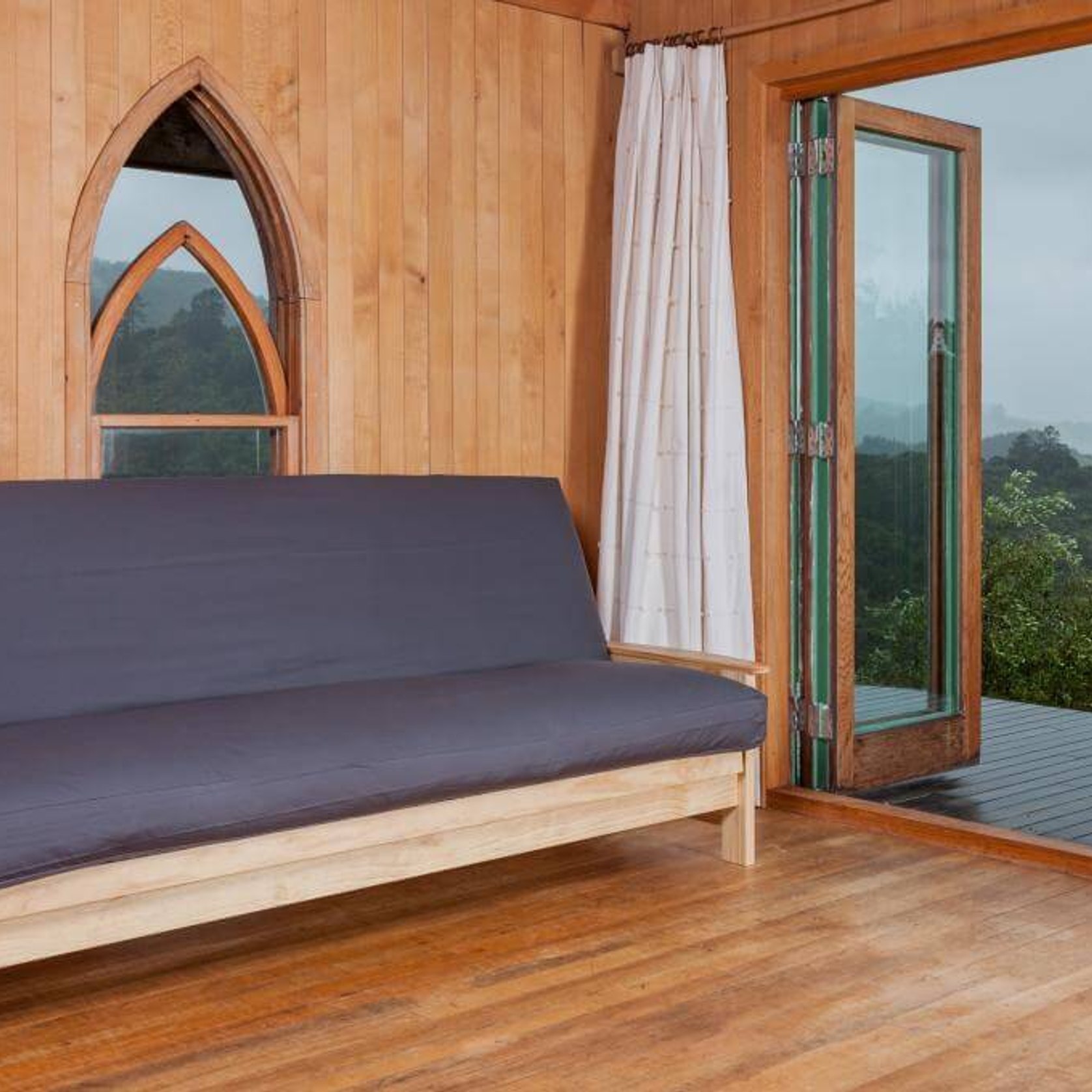 Studio Sofa Bed Base with Latex Wool Futon | ArchiPro NZ
