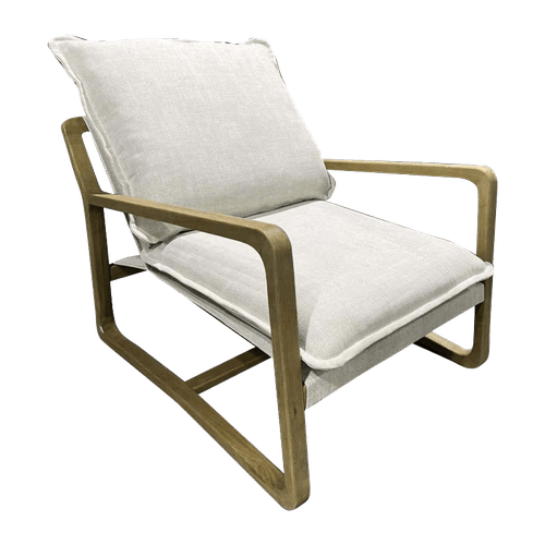 Linen Acer Lounge Chair