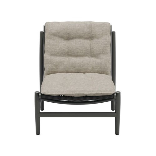 Carbon Grey/Natural Valencia Weave Occasional Chair