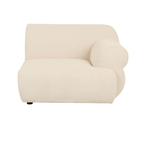 Cashew Tweed Juno Cloud 1 Seater Right Arm Sofa