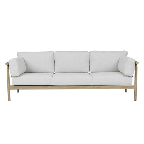 Biscuit/Aged Teak Tide Drift 3 Seater Sofa