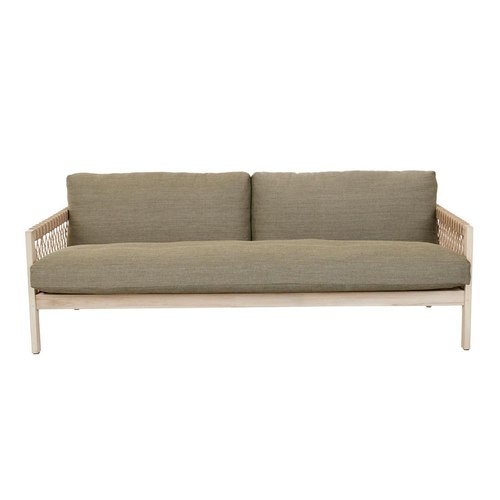 Emerald/Aged Teak Normandy Twist 3 Seater Sofa