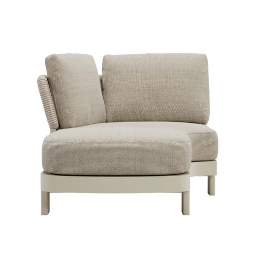Sand/Natural Valencia Rope Left Chaise