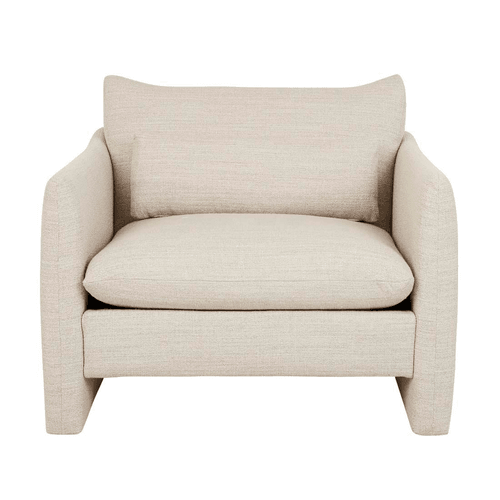 Natural Speckle Sidney Peak Sofa Chair