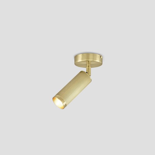 Satin Brass Spot Ceiling Light