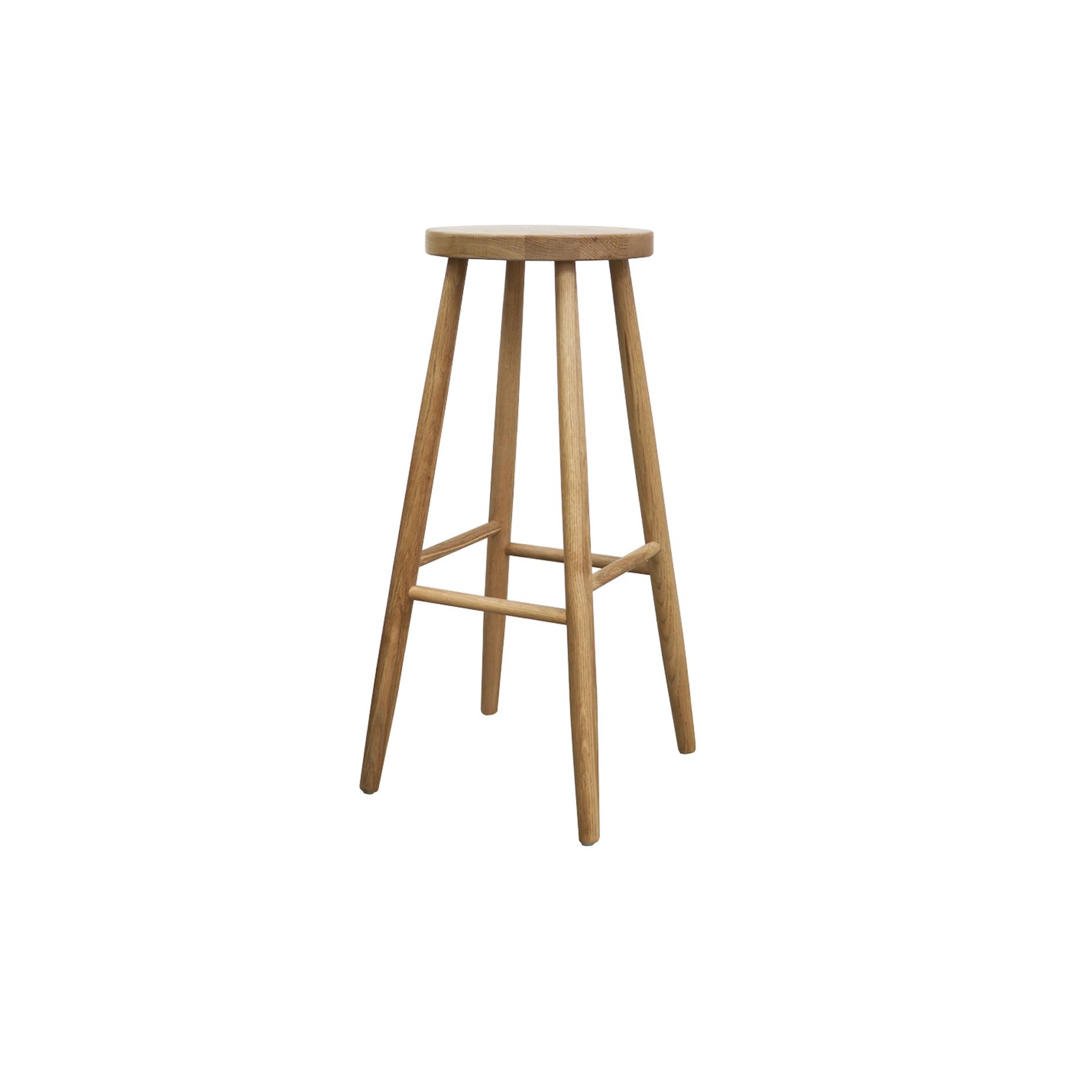Vaasa Oak Barstool 75cm ArchiPro NZ
