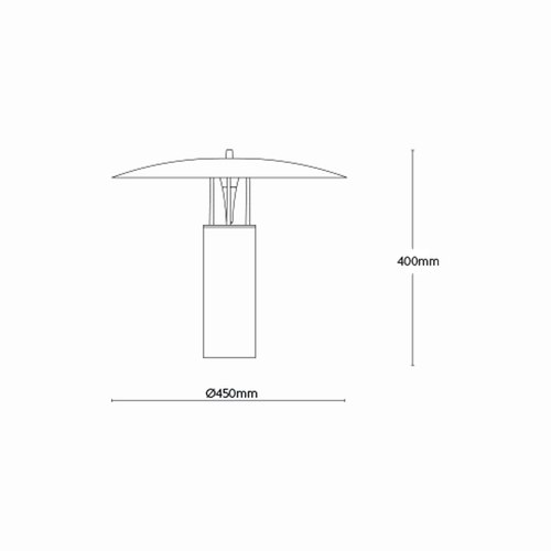 Antique Brass/Red Marble Luna Table Lamp