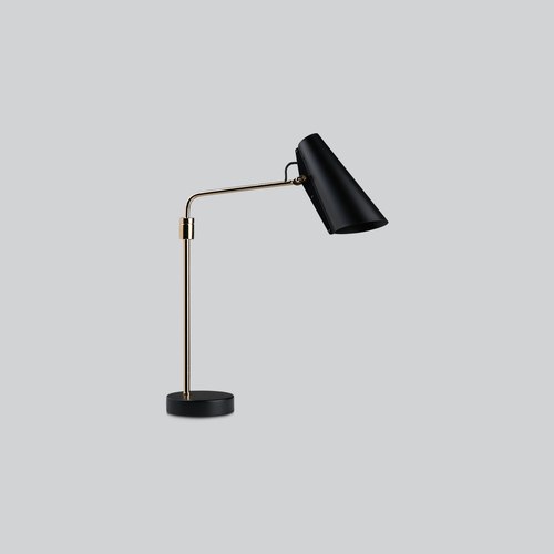 Black/Brass Birdy Swing Table Lamp