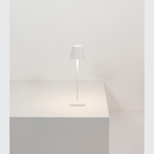 White Poldina Micro Table Lamp