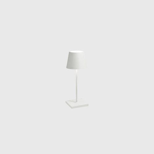 White Poldina Mini Table Lamp