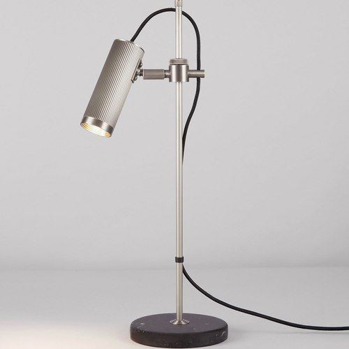 Satin Nickel Spot Desk Table Lamp