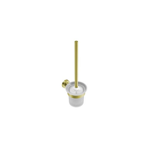 Gold Toilet Brush with Holder - 4600 Series Number 4638