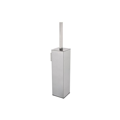 Brushed Nickel Code Pure Toilet Brush Holder - 7 Colours