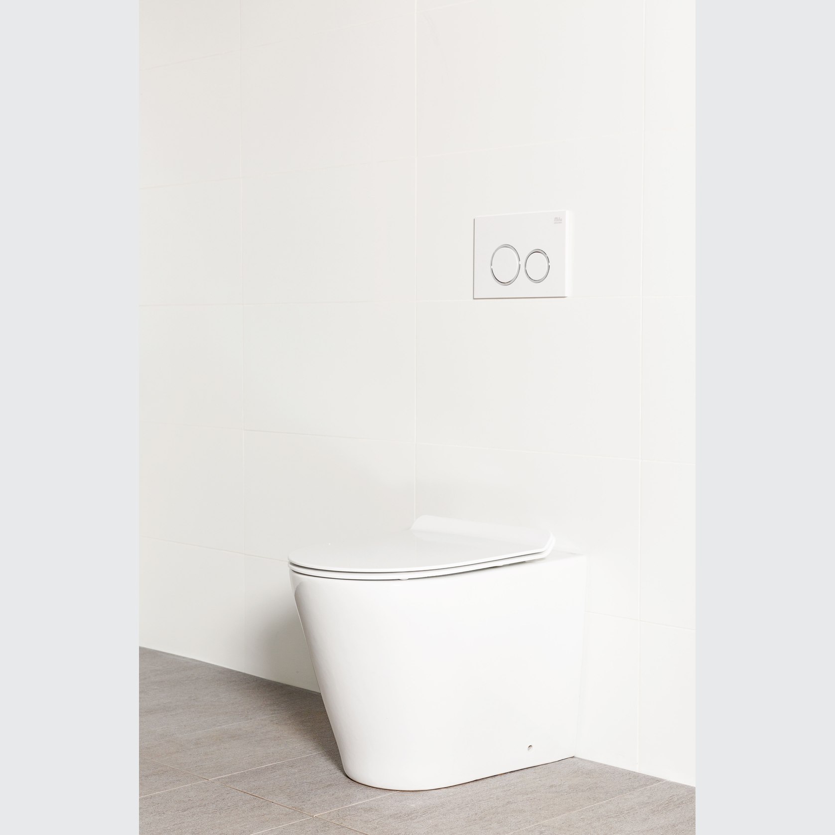 Milu Odourless Floor Mounted Pan & InWall Cistern Mod ArchiPro NZ