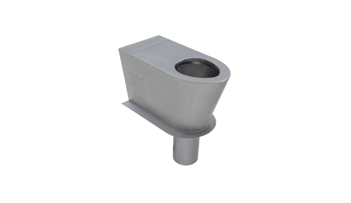 Wall Faced Long Drop Toilet Pan ArchiPro NZ