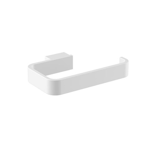 Matte White Quadro Toilet Roll Holder