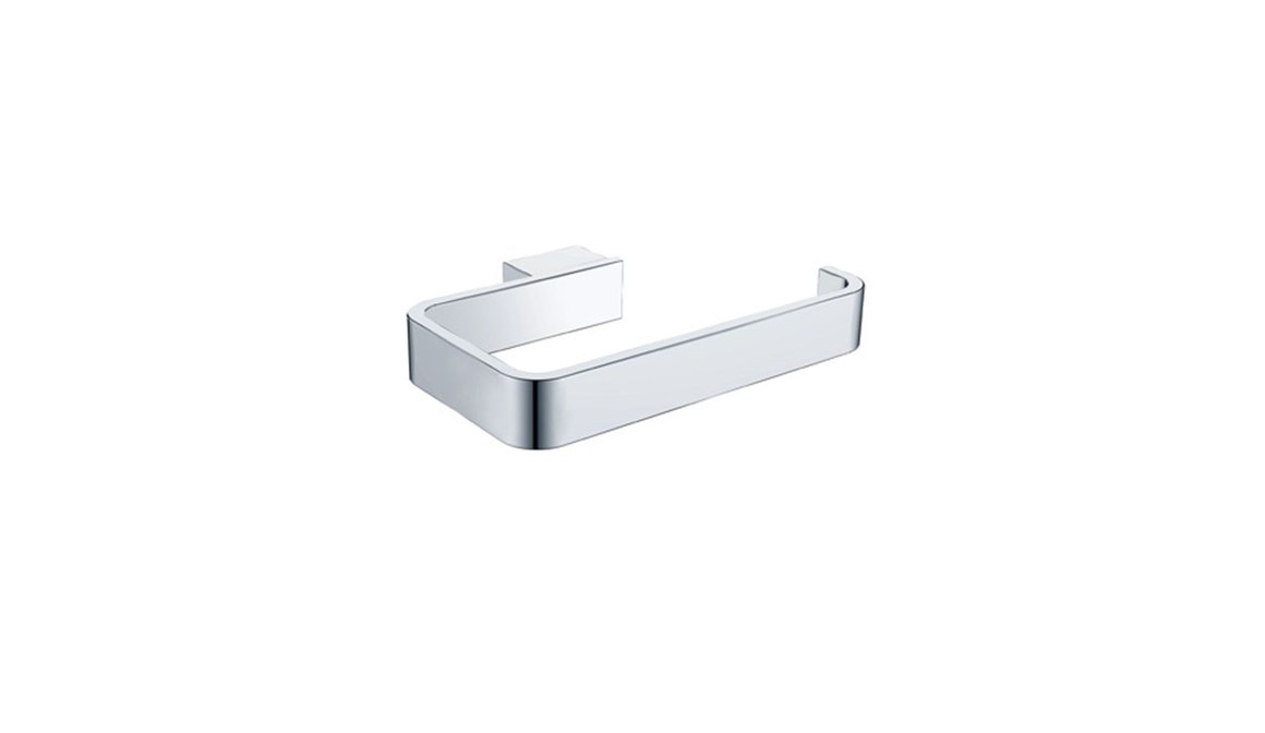 9221NK Quadro Brushed Nickel Toilet Roll Holder Toilet Roll Holders