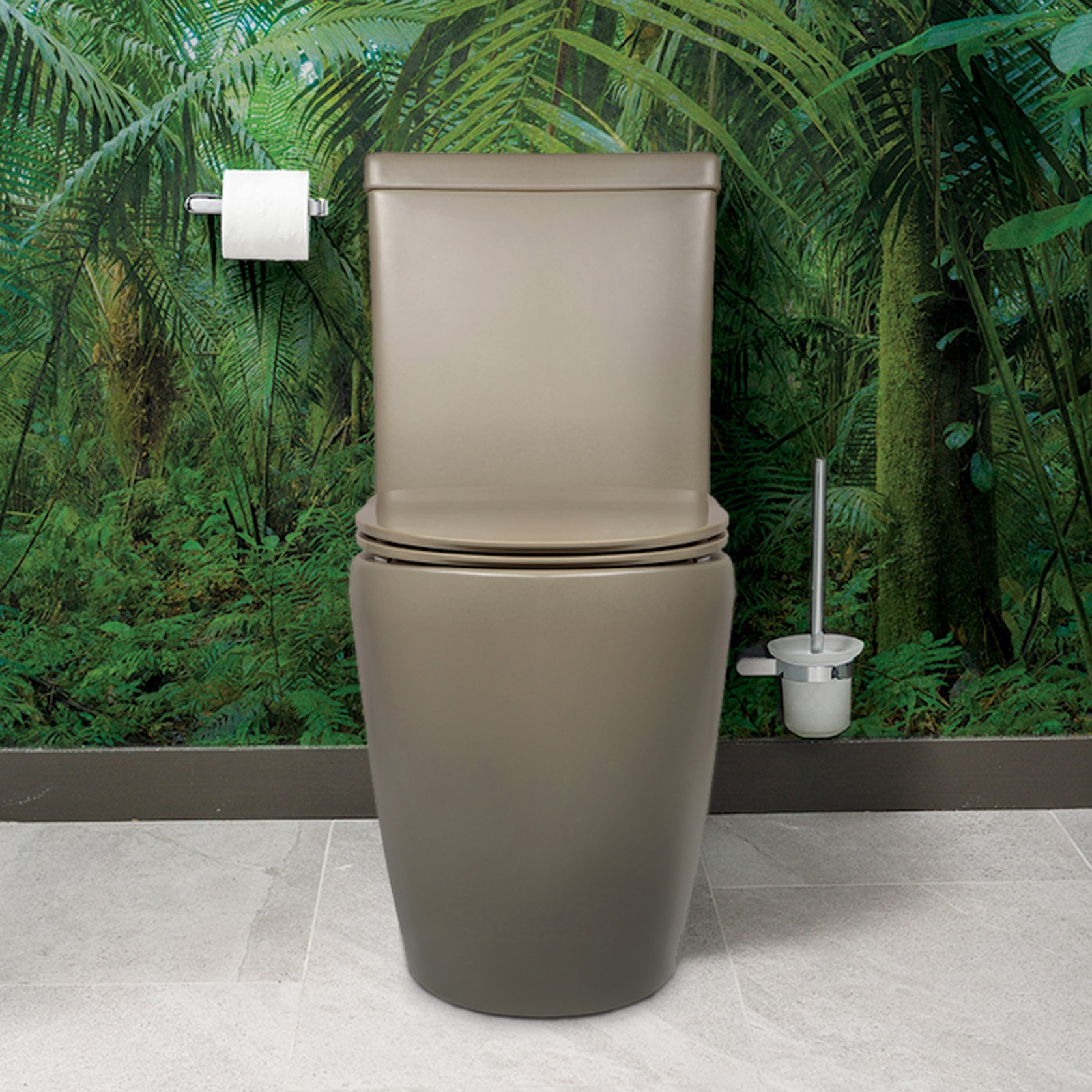 Grande Back to Wall Toilet Suite - Cashmere | ArchiPro NZ