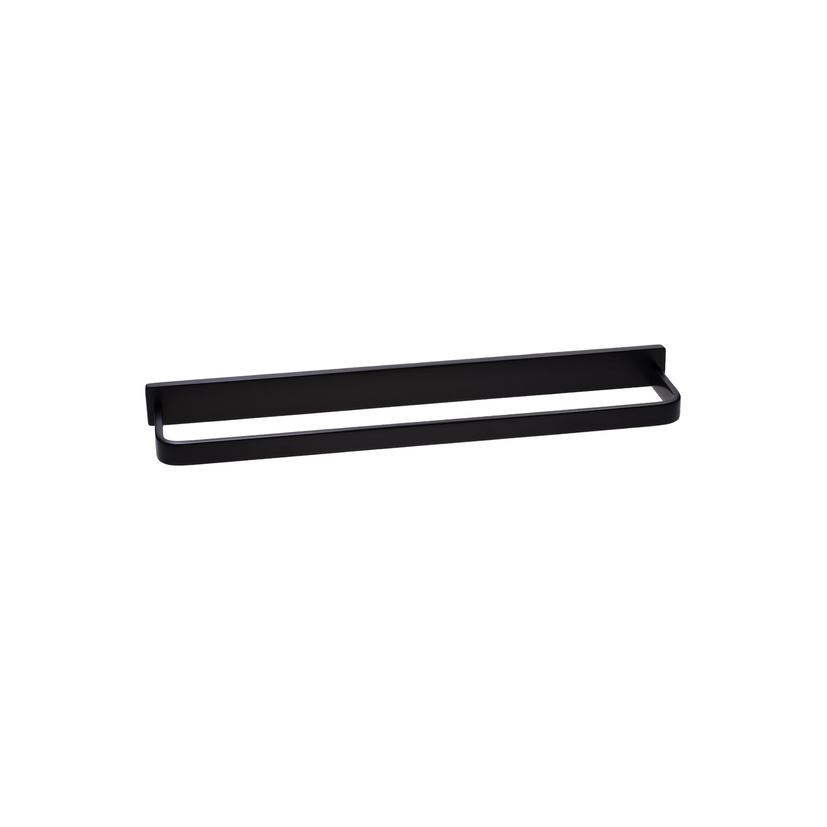 Cubic Short Towel Rail 370mm Satin Black | ArchiPro NZ