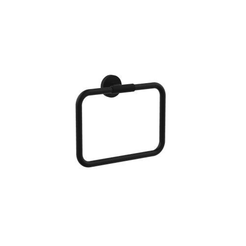 Black Motivo Knurled Towel Ring