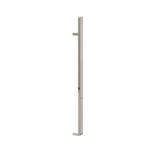 Chrome Titan Square Vertical Heated Towel Rail