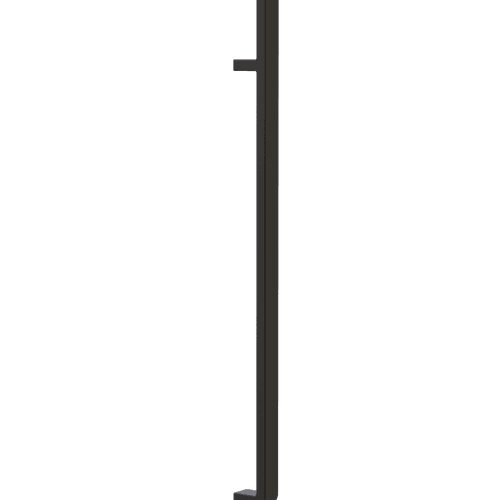  Matte Black Titan Square Vertical Heated Towel Rail