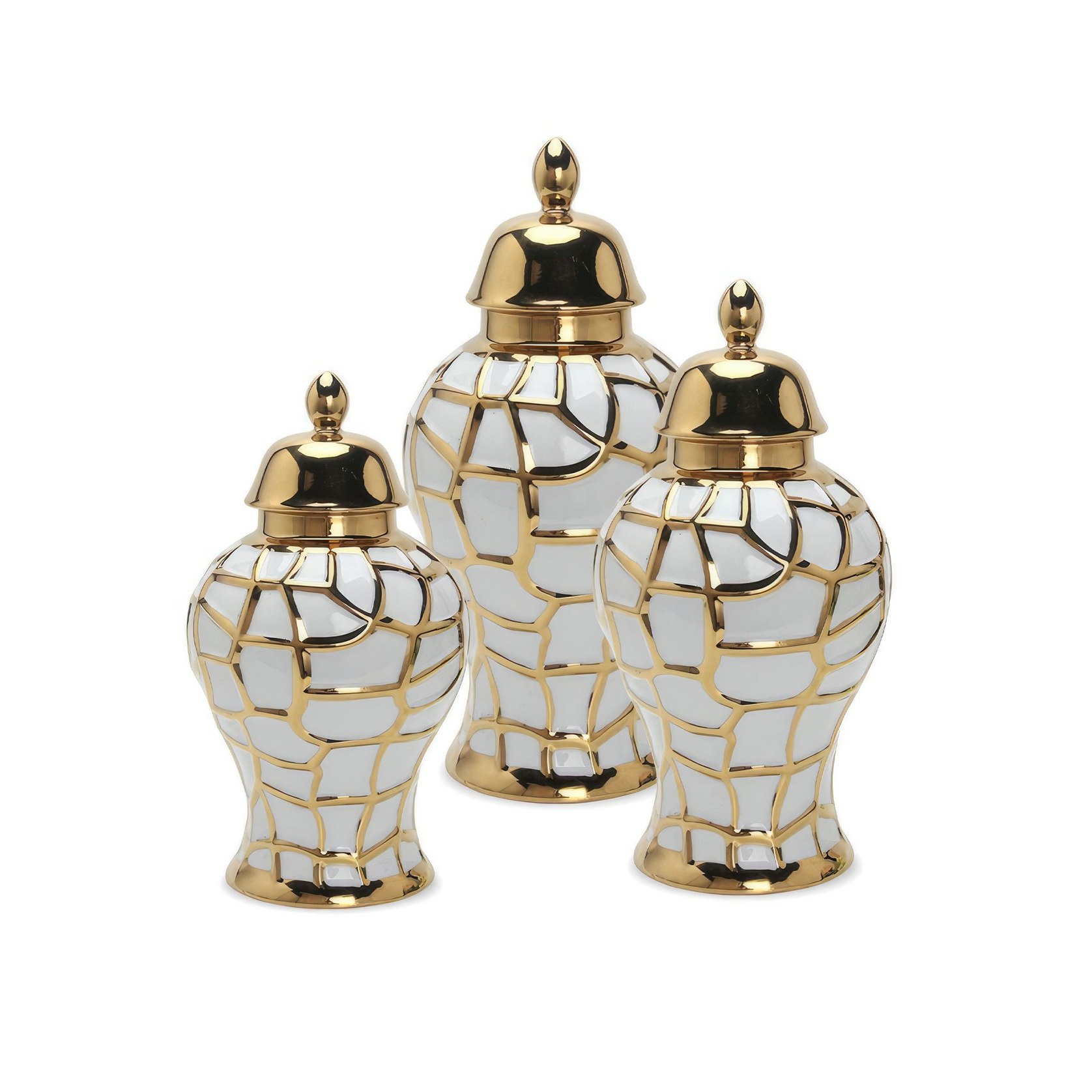 Gold & White Ginger Jar ArchiPro NZ