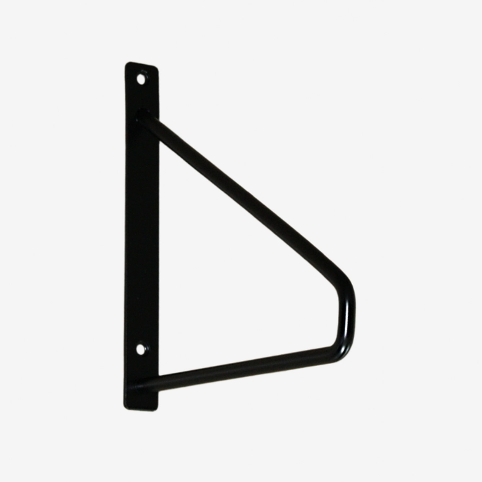 Black 200mm Shelf Bracket Hairpin ArchiPro NZ