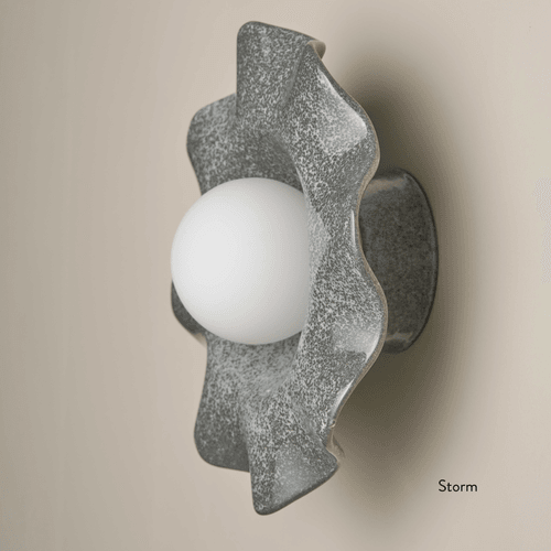Storm Ceramic Wall Pearl Sconce Light