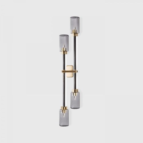 Smoked Glass Farol Wall Light
