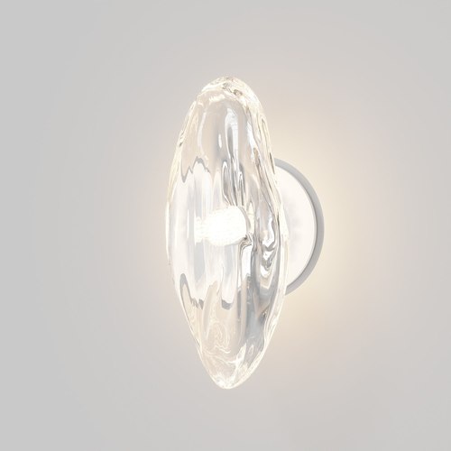 Matte White Powdercoat FLO - Wall light