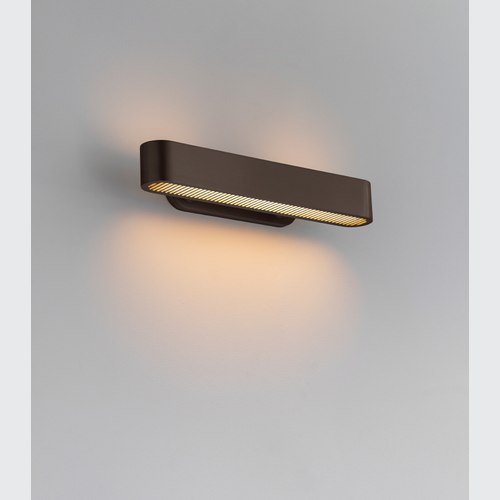 Dark Bronze Colt Flush Wall Light