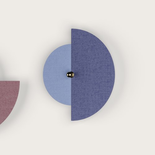 Petrol Blue / Opal Violet Ghaban Wall Light