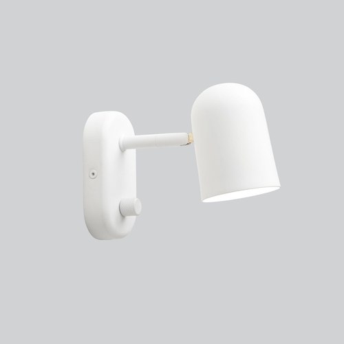White Buddy Wall Light