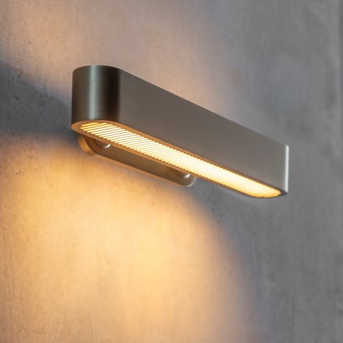 Brushed Brass Colt Flush Wall Light
