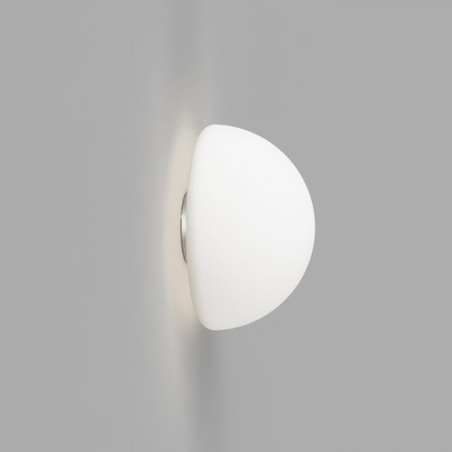 Chrome Orb Dome Mirror Wall Light