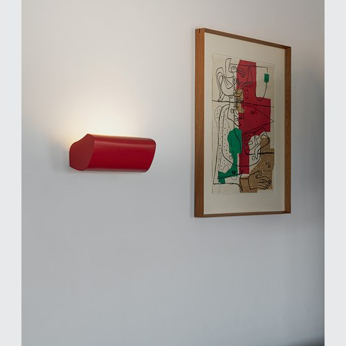 Red Applique Radieuse Wall Light