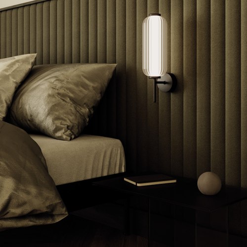 Matte Black Elma Wall Light